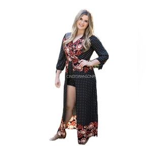 NWT Chelsea Romper Long Dress